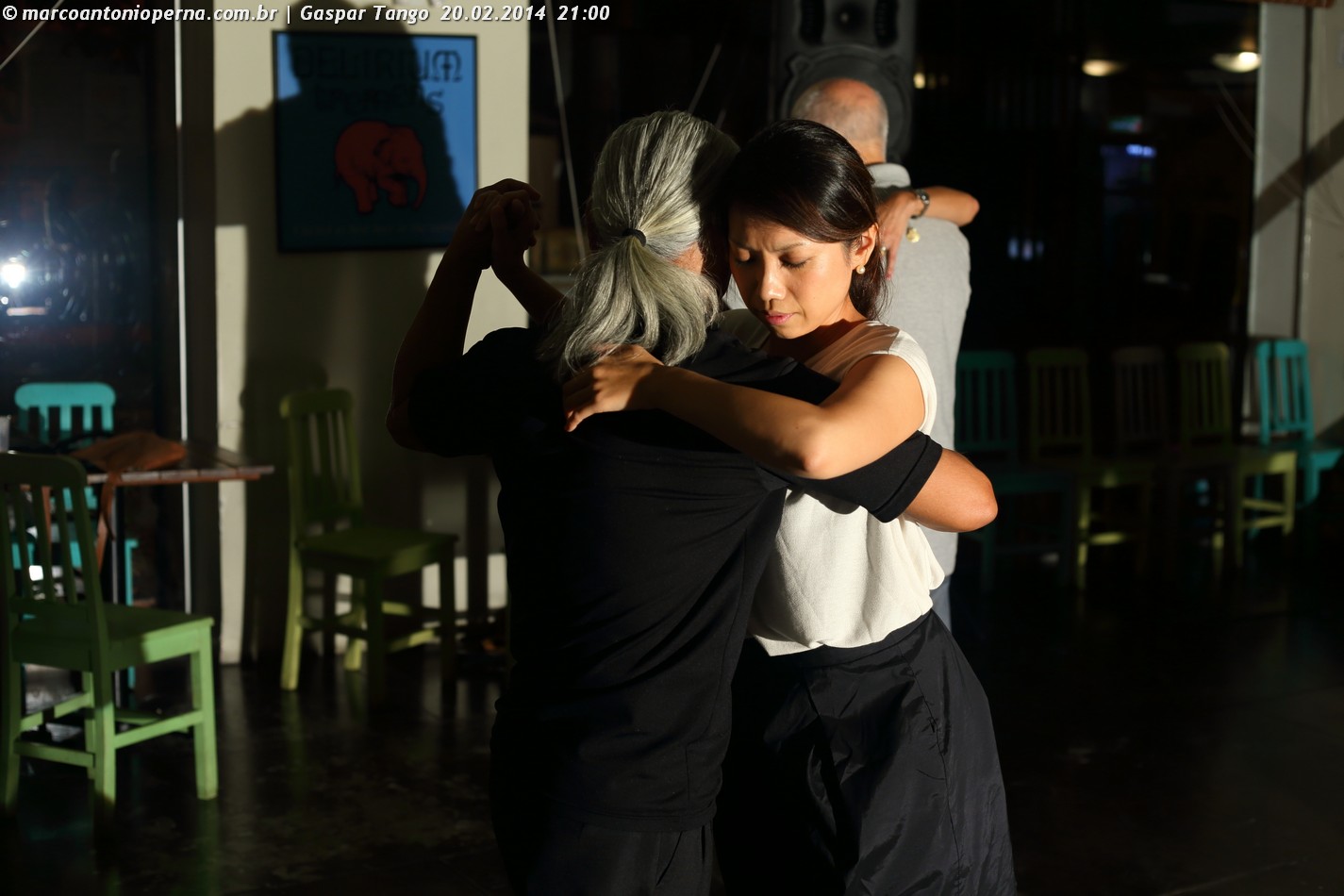 Baile de tango (Milonga) no bar Gaspar promovido por Javier Amaya e Patricia Amaya - Rio de Janeiro - RJ - 20.02.2014